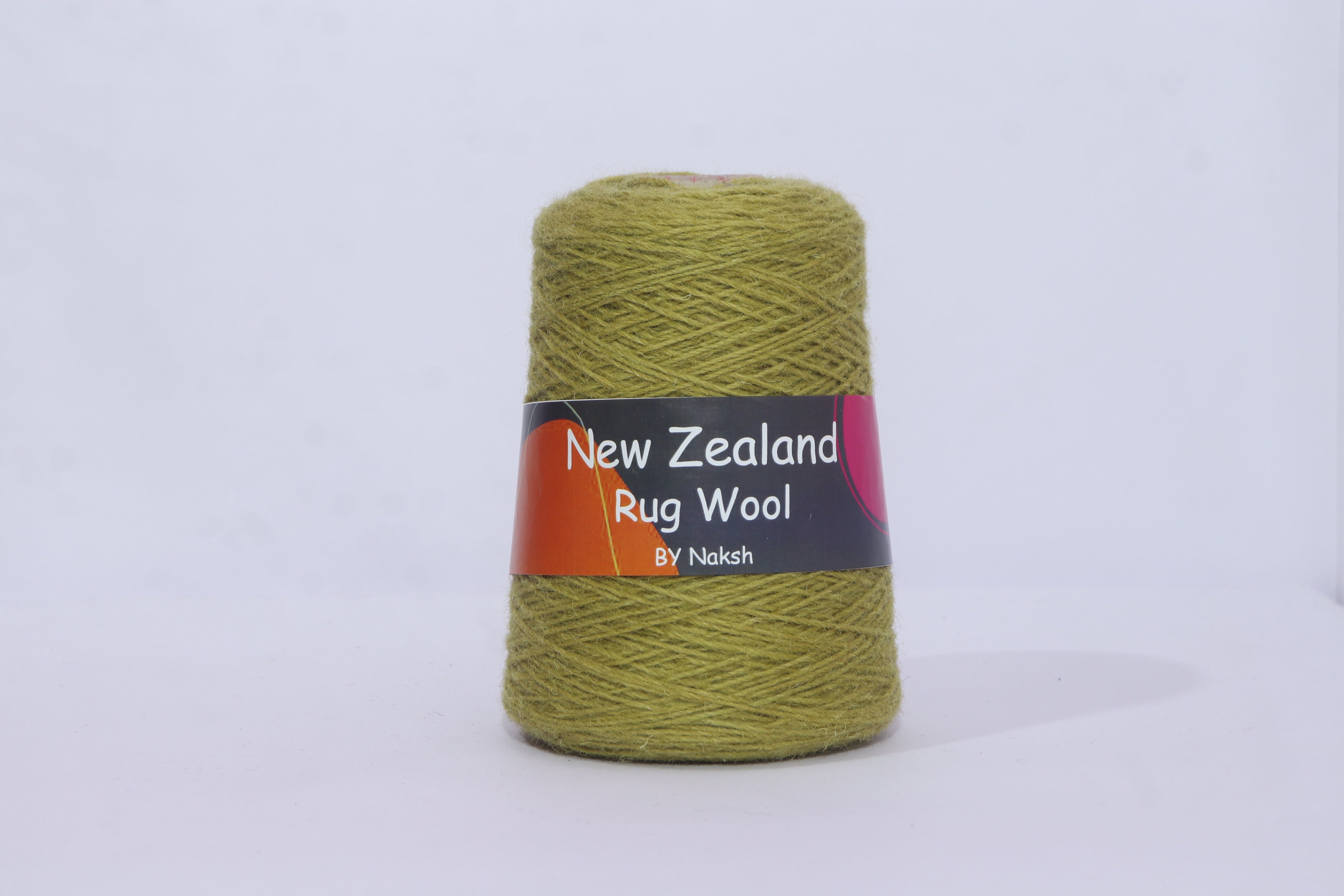 3ply NZ Tufting Wool Yarn - (07-Olive)/450gram