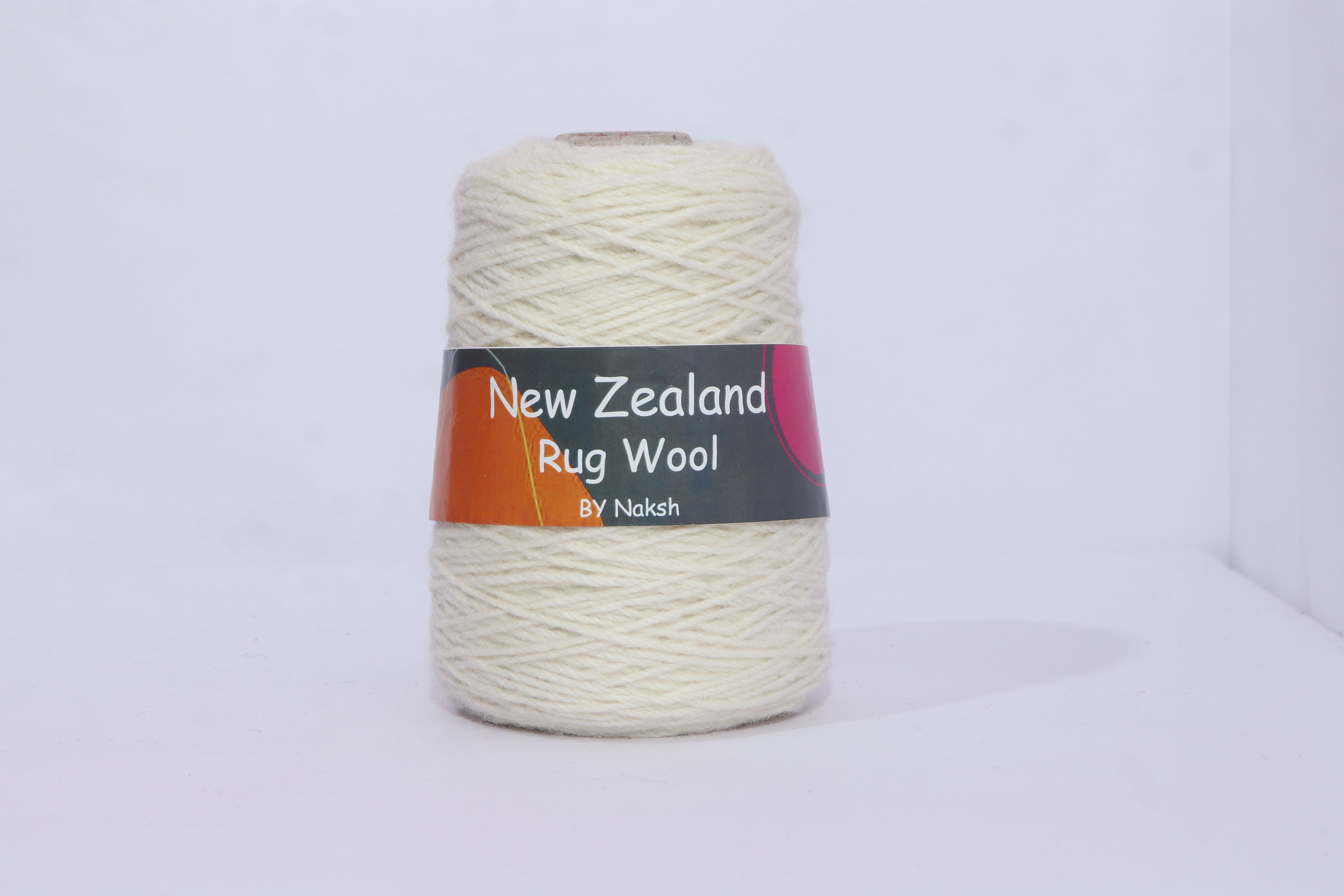 3ply NZ Tufting Wool Yarn - (29-White)/450gram