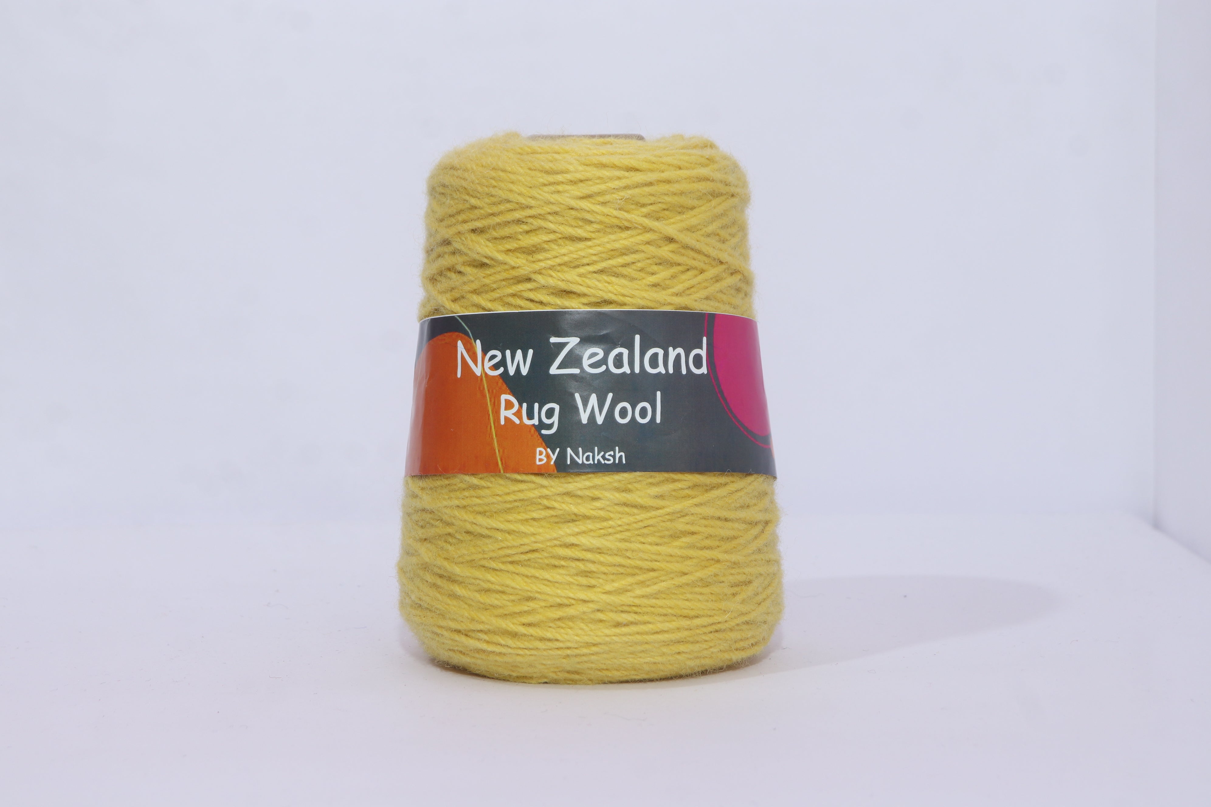 3ply NZ Tufting Wool Yarn - (32-Yellow)/450gram