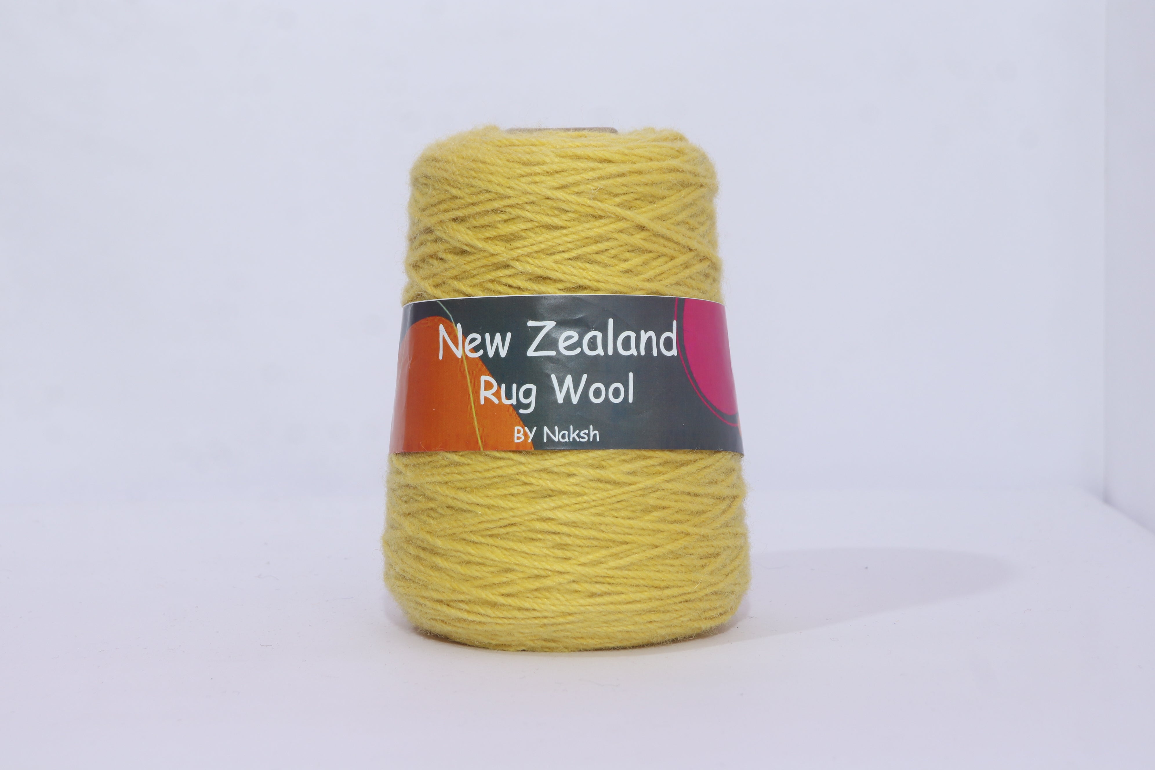 3ply NZ Tufting Wool Yarn - (32-Yellow)/450gram