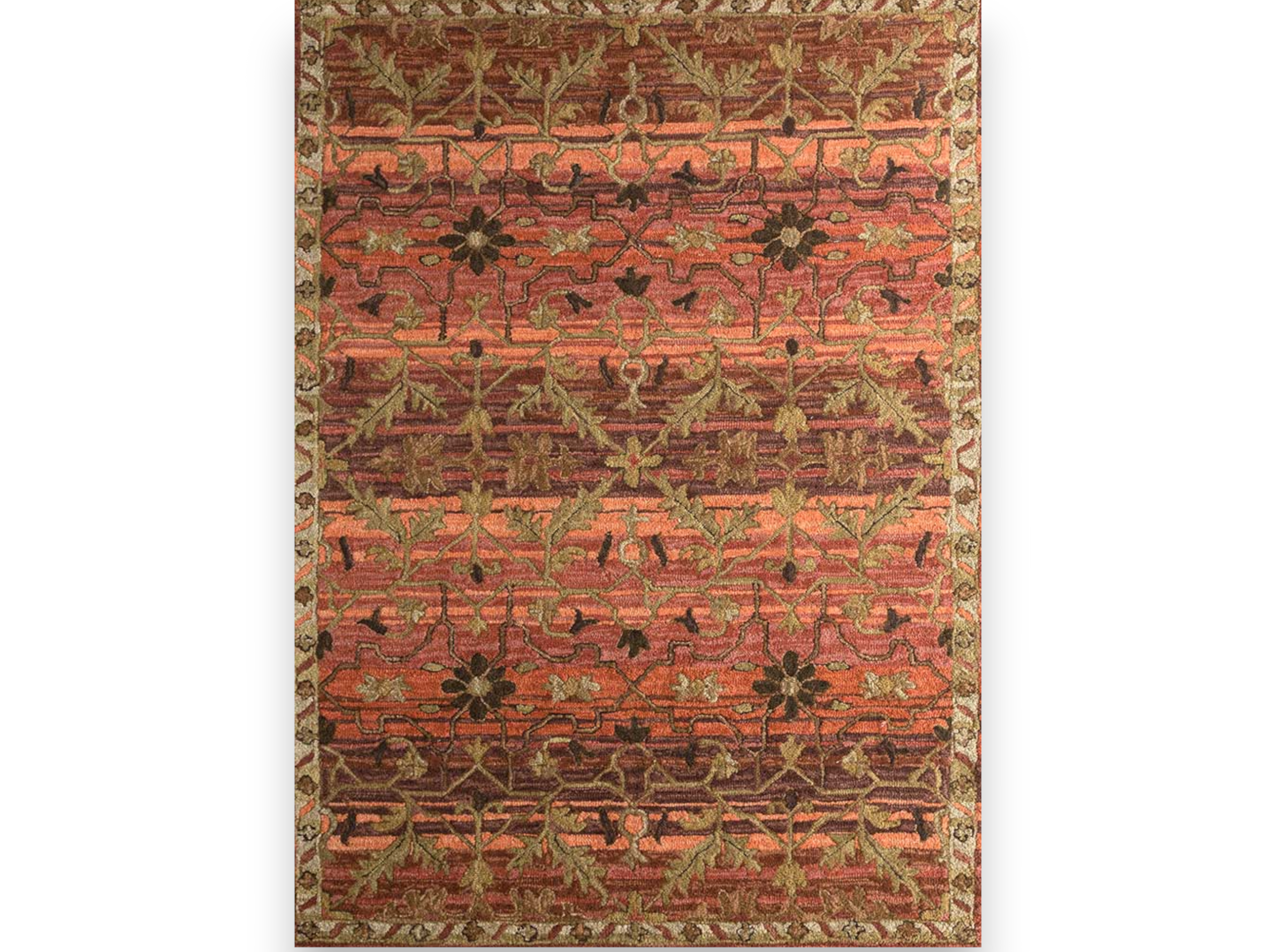 Handmade Persian Antique Designer Traditional Hand Tufted 100% Woolen Area Rugs/ Carpets For Living Room, Bedroom, Kitchen