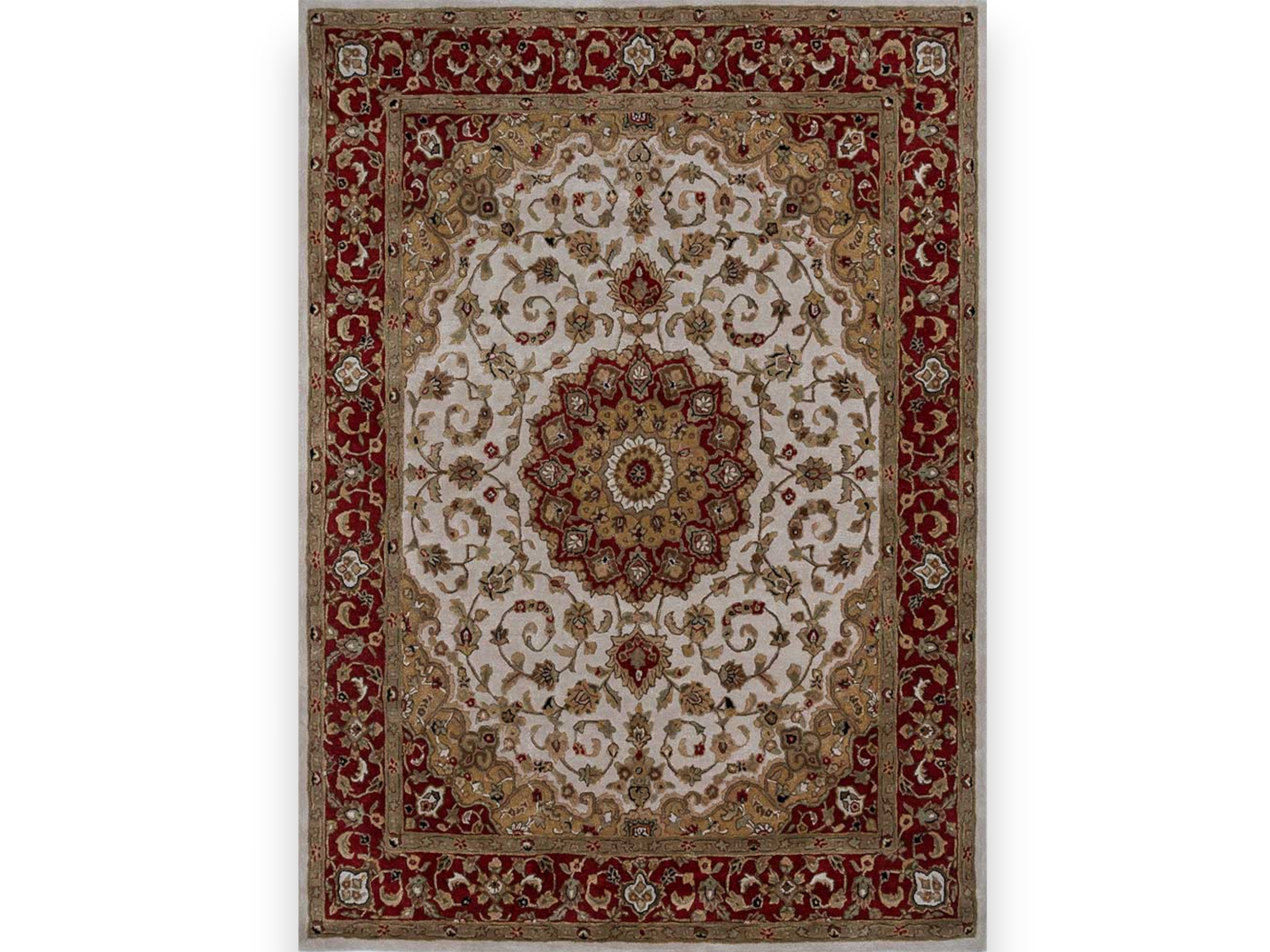 Handmade Persian Antique Designer Traditional Hand Tufted 100% Woolen Area Rugs/ Carpets For Living Room, Bedroom, Kitchen